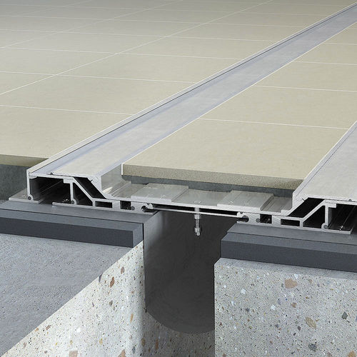 Joint de dilatation en aluminium - SEISMATEC 410-A01/A02 - Vexcolt UK - pour sol / pour mur / sismique