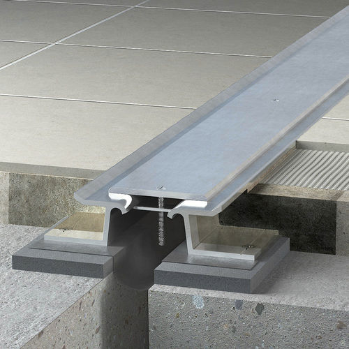 Joint de dilatation en aluminium - MEGATEC 340-A01/A02 - Vexcolt UK - pour plancher / pour sol / pour chape