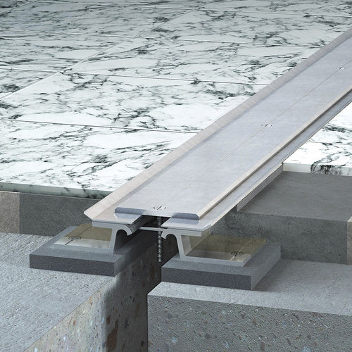 Joint de dilatation en acier inoxydable - MEGATEC 340-SS01/SS02 - Vexcolt UK - pour plancher / pour sol / pour chape