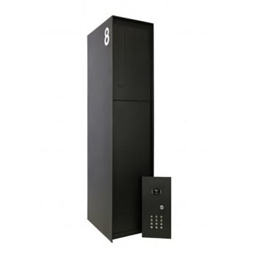 Boîte à colis sur pied - FENIX CONNECT - eSafe - individuelle / avec interphone intégré