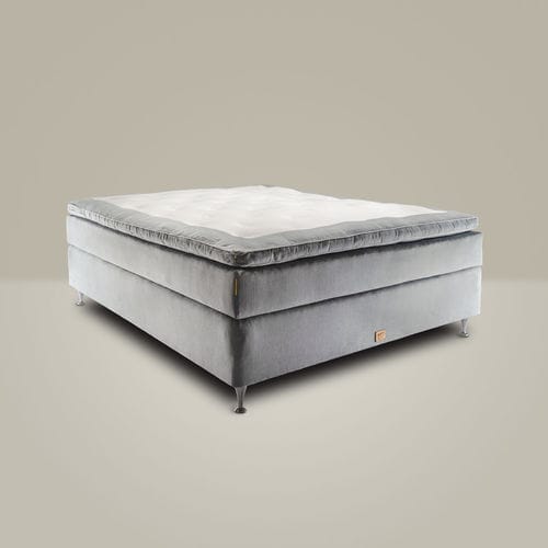 Lit double - RISE - Mattsons Beds - contemporain / tapissé / en tissu
