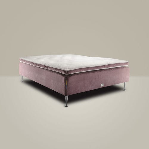 Lit double - LIGHT - Mattsons Beds - contemporain / tapissé / en tissu
