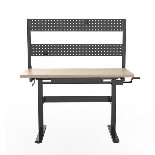 Table de travail contemporaine - WB102 - Loctek Ergonomic Technology Corp. - en bois / en métal / avec piètement en métal