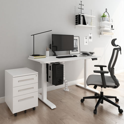 Bureau sur pied - ET223IB-FZ01 - Loctek Ergonomic Technology Corp. - contemporain / en métal / en stratifié