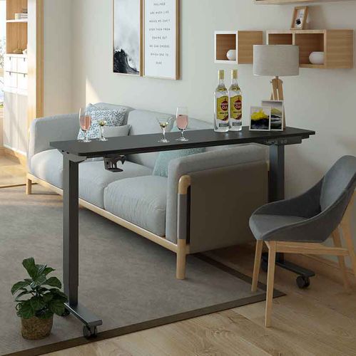 Bureau assis-debout - ET112G-BAR - Loctek Ergonomic Technology Corp. - sur roulettes / contemporain / en bois