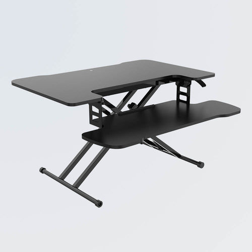 Bureau sur pied - MT118M - Loctek Ergonomic Technology Corp. - contemporain / droit / noir