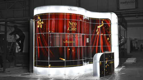 Stand pour exposition - CAFE - MODULAR GLASS SYSTEM NEO LTD