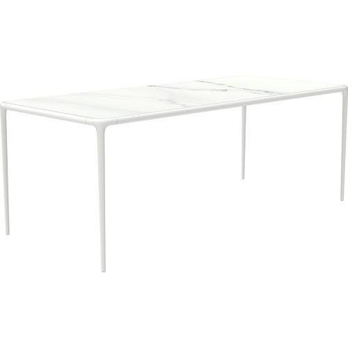 Table contemporaine - XALOC - MOWEE - en verre trempé / en HPL / en Dekton®