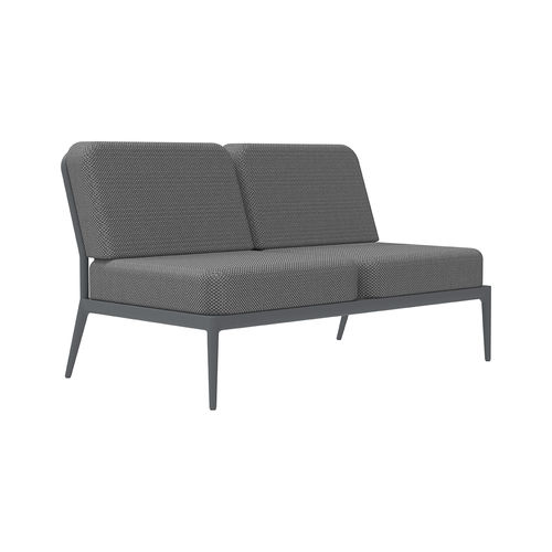 Canapé modulable - Double Central Ribbons - MOWEE - contemporain / d'extérieur / en tissu