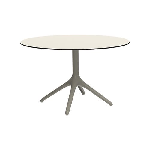 Table contemporaine - Uni Fixed XL 73 - MOWEE - en HPL / en Dekton® / avec piètement en aluminium laqué