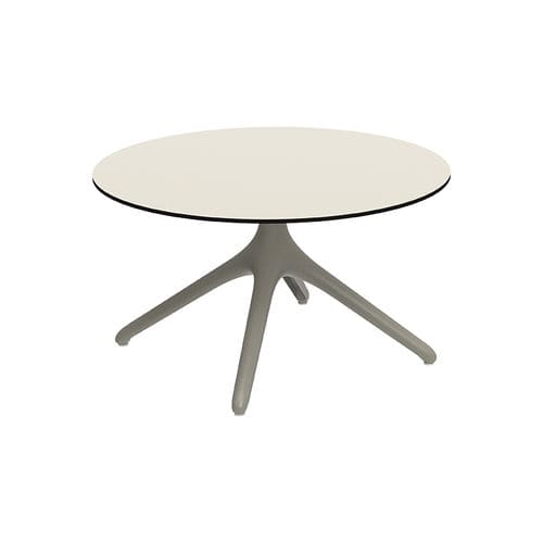Table basse contemporaine - Uni Fixed XL 50 - MOWEE - en HPL / en Dekton® / avec piètement en aluminium laqué