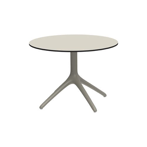 Table d'appoint contemporaine - Uni Fixed 50 - MOWEE - en HPL / en Dekton® / avec piètement en aluminium laqué
