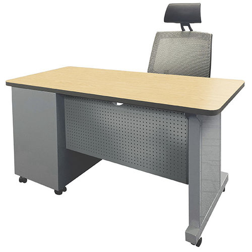 Bureau pour open space - TEACHER - Allied - sur roulettes / contemporain / en métal