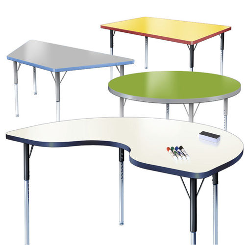 Table d'enseignement contemporaine - CLASSIC DRY ERASE - Allied - en stratifié haute pression / avec piètement en acier / rectangulaire
