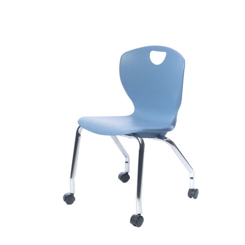Chaise contemporaine - 3118-C SERIES  - SCHOLAR CRAFT - d'intérieur / en polypropylène / avec piètement en acier