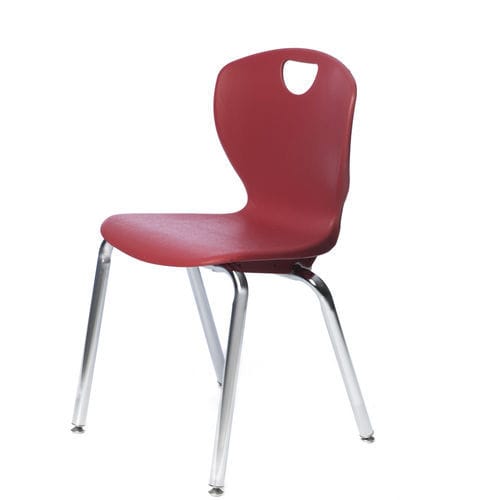 Chaise contemporaine - WM3100 - SCHOLAR CRAFT - d'intérieur / en polypropylène / avec piètement en métal