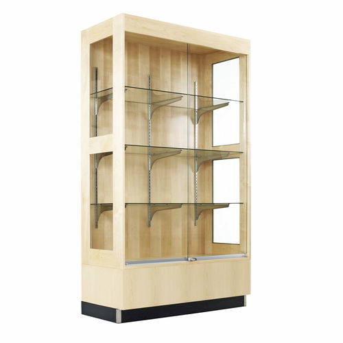 Vitrine armoire contemporaine - 380-4822M - DIVERSIFIED WOODCRAFTS - à poser / en chêne / en érable
