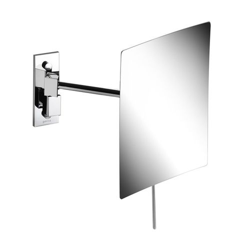 Miroir de salle de bain mural - 911083 - Geesa - contemporain / carré / en métal chromé