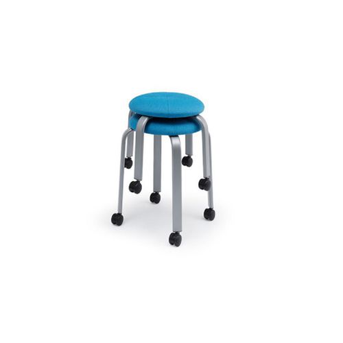 Tabouret contemporain - MOTIV - PARAGON FURNITURE INC - avec piètement en acier / tapissé / empilable