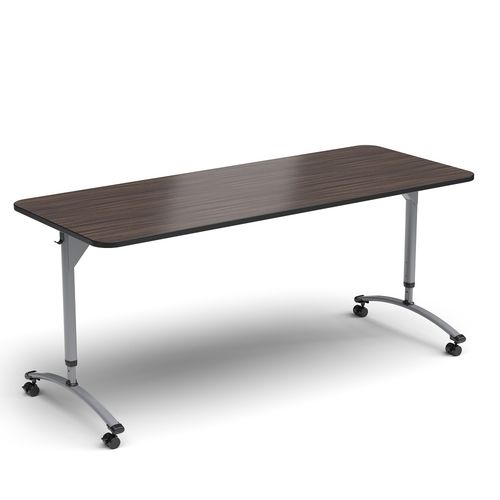 Table de travail contemporaine - FLIP-TOP - PARAGON FURNITURE INC - en HPL / avec piètement en acier / rectangulaire