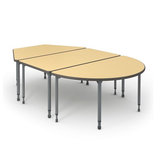 Table de travail contemporaine - ACTIVITY - PARAGON FURNITURE INC - en HPL / avec piètement en acier / rectangulaire