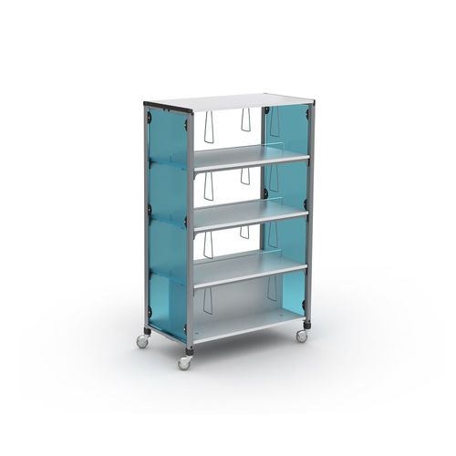 Rayonnage mobile pour bureau - INFORMATION COMMONS - PARAGON FURNITURE INC - manuel / en métal