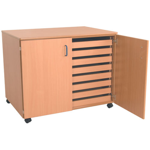 Meuble de stockage à roulettes - A1 - ambic educational - avec tiroirs / pour école