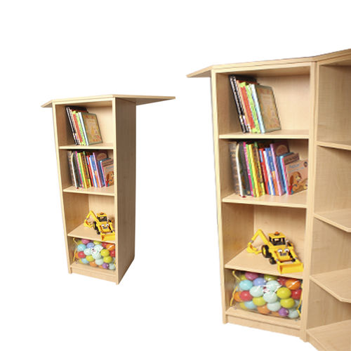 Bibliothèque d'angle - INTERNAL - ambic educational - contemporaine / pour école / en MDF