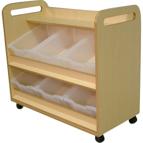 Chariot pour bac gastronorme - ambic educational - pour école / MDF