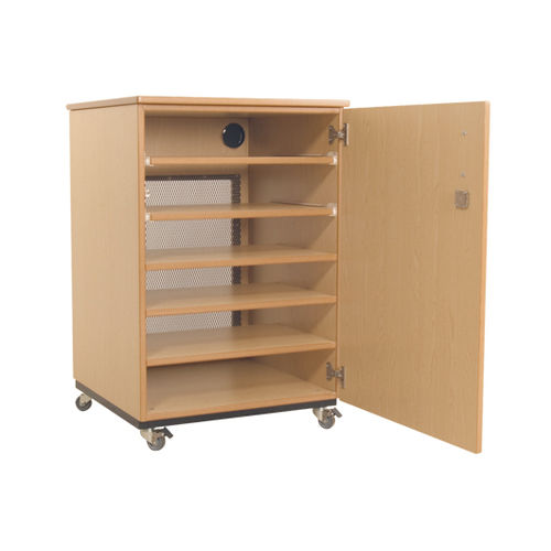 Meuble de stockage mobile - ambic educational - à roulettes / d'ordinateur / avec tiroirs