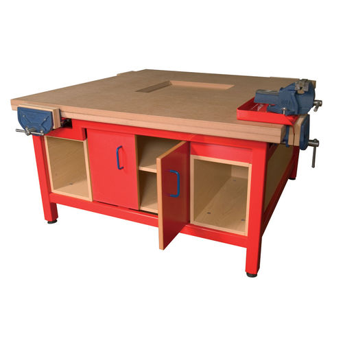 Établi en métal - CRAFT - ambic educational - MDF / pour école