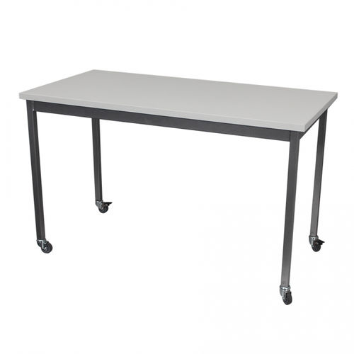 Table d'enseignement contemporaine - MOBILE - ambic educational - en MDF stratifié / avec piètement en métal / rectangulaire