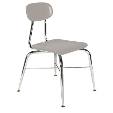 Chaise contemporaine - WITH X-BRACE - Academia furnitures industries - d'intérieur / en plastique / avec piètement en acier