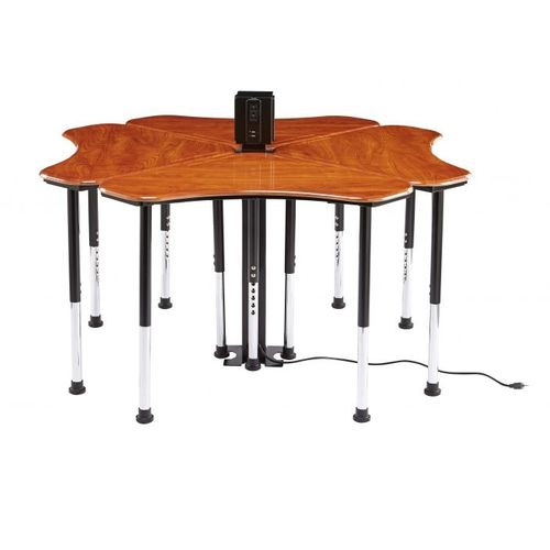 Table contemporaine - INNOVATION SERIES  - Academia furnitures industries - en acier / en acier à revêtement par poudre / en stratifié haute pression