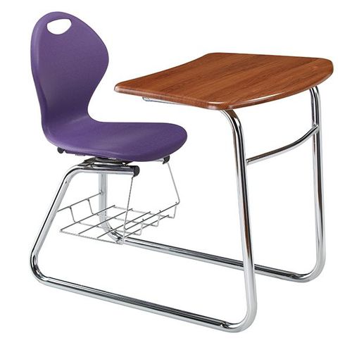 Table contemporaine - INSPIRATION COMBO SERIES - Academia furnitures industries - en acier / en polypropylène / avec piètement en acier