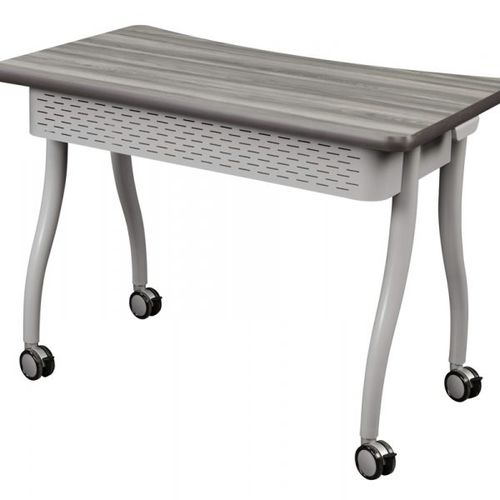 Bureau sur roulettes - Kinect  - Academia furnitures industries - contemporain / en stratifié / droit