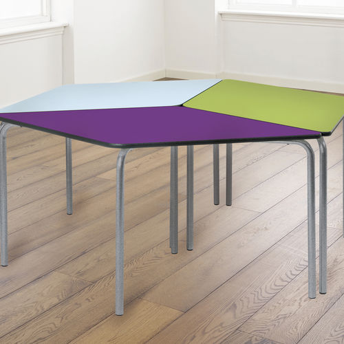 Table d'enseignement contemporaine - EQUATION™ JEWEL - metalliform - en MDF / avec piètement en métal / rectangulaire