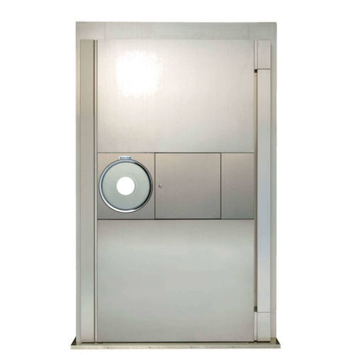 Porte avec serrure renforcée - HE2110W - Kumahira - d'intérieur / en métal / battante