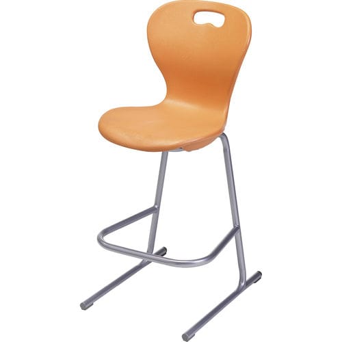 Chaise contemporaine - OMNIA - Columbia - d'intérieur / en acier / avec repose-pieds