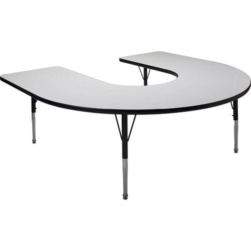 Table contemporaine - ACTIVITY  - Columbia - en bois / avec piètement en métal / en forme de U