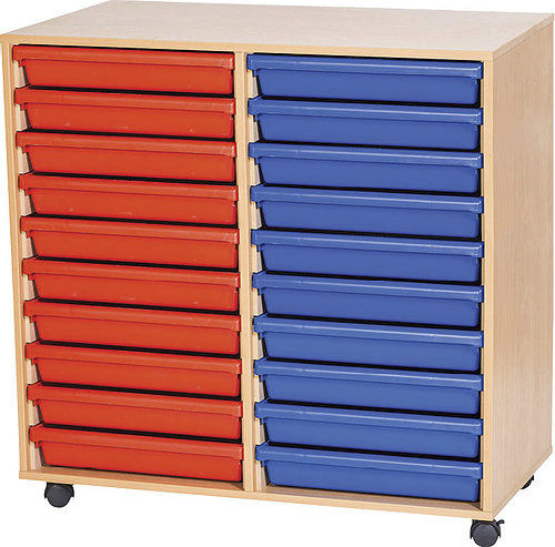 Meuble de stockage mobile - A17006 - WILLOWBROOK Education - pour bureau / pour école / pour bibliothèque