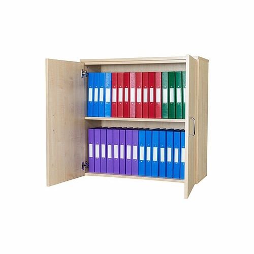 Armoire de classement basse - 20 File - WILLOWBROOK Education - en hêtre / en chêne / en érable