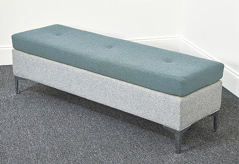 Banquette contemporaine - D81191  - WILLOWBROOK Education - en tissu / en laine / en métal chromé