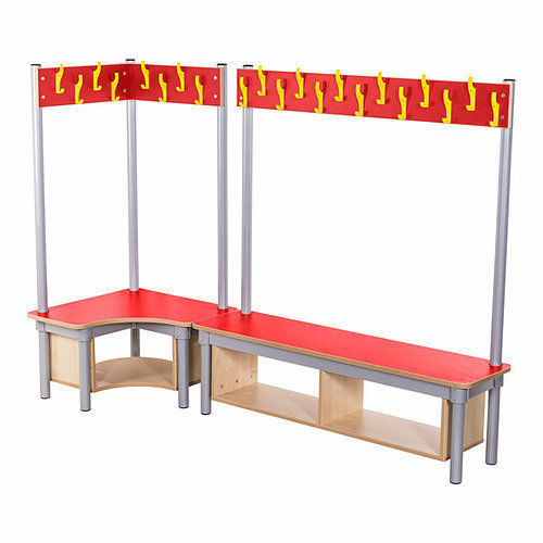Porte-manteau sur pied - KCCTC8 - WILLOWBROOK Education - contemporain / en métal / pour école maternelle