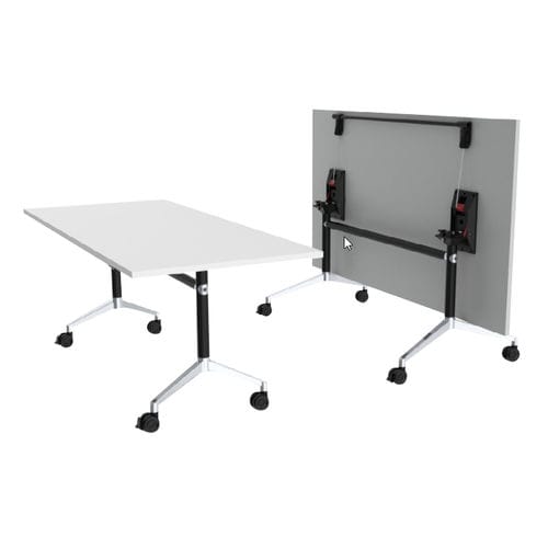 Table contemporaine - RE-T Series - BATGER - en stratifié / avec piètement en métal / rectangulaire
