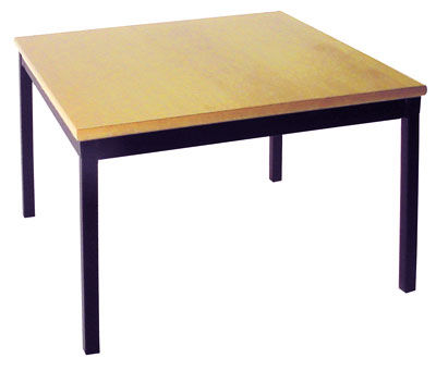 Table contemporaine - COFFEE  - hille - en hêtre / avec piètement en métal / en hauteur