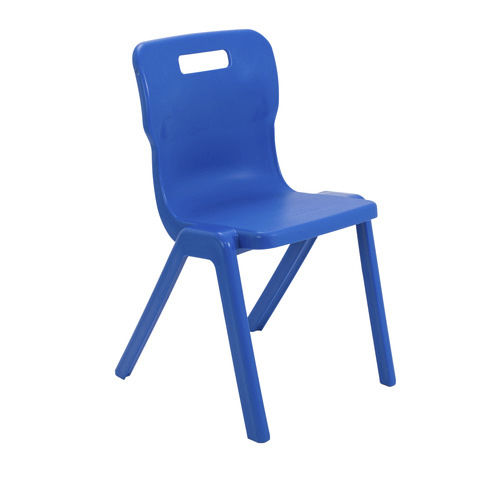 Chaise contemporaine - ONE PIECE - titan furniture - d'intérieur / en polypropylène / avec piètement en acier