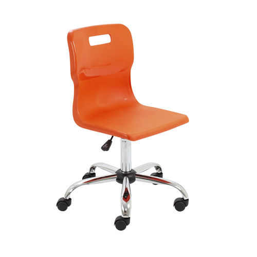 Chaise contemporaine - T30 series  - titan furniture - d'intérieur / en polypropylène / avec piètement en acier chromé