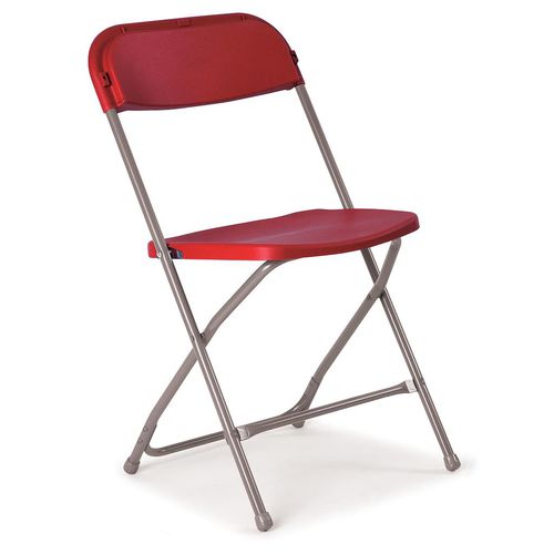 Chaise contemporaine - FLAT  - titan furniture - d'intérieur / en polypropylène / avec piètement en métal
