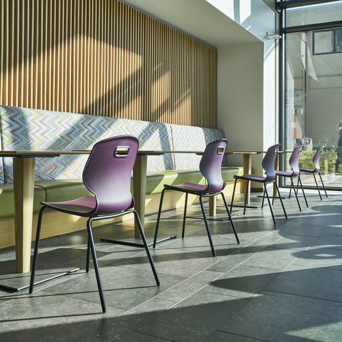 Chaise contemporaine - ARC - titan furniture - d'intérieur / en polypropylène / en fibre de verre